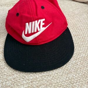 Nike Kids Red and Black Hat